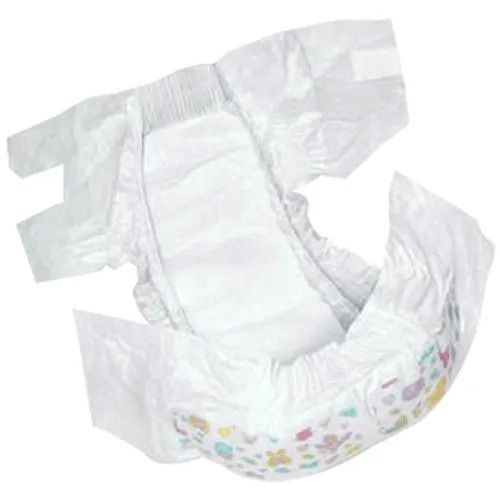 White Antibacterial Leakage Proof High Absorbent Breathable Fully Comfortable Baby Diapers