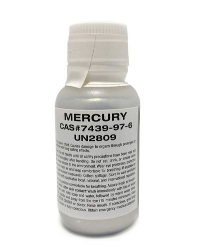 Mercury Metal Quadruple Distilled