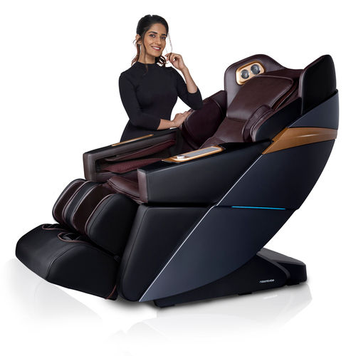 RoboticVibe RV7070 Black and Brown Zero Gravity AI Intelligent Core Manipulator Massage Chair