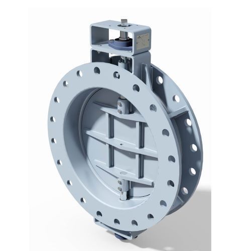 Double Flange Damper Butterfly Valve