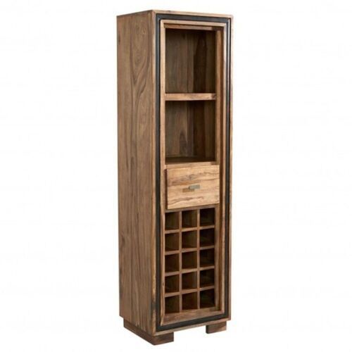 Long Wooden Wine Cabinet (Gold Craft)