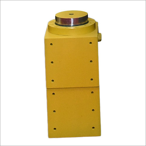 Floor Mounted Yellow Color Coated Custom Hydraulic Cylinders For Industrial