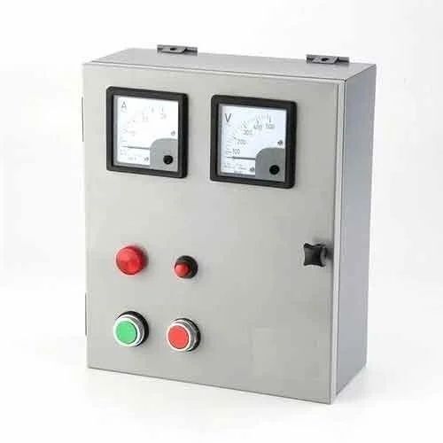 Submersible Control Panel - Mild Steel, Customized Size, Silver Finish | Ideal for Industrial and Automobile Applications