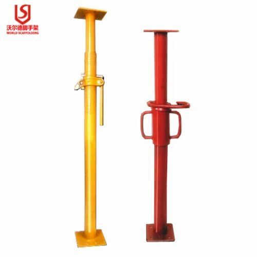 Red And Yellow Adjustable Scaffolding Props