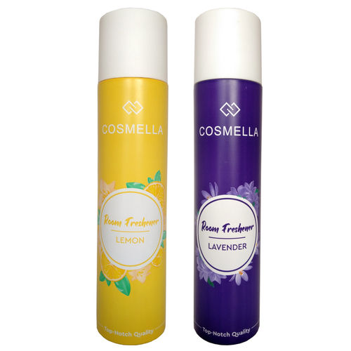 Air Freshener Lemon And Lavender For Room, Home, Office, Party Hall, 310ml Each, Pack Of 2