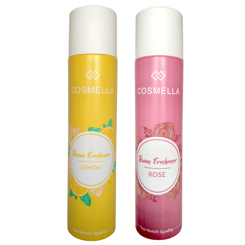 एयर फ्रेशनर नींबू और गुलाब 310मिलीलीटर प्रत्येक, 2 के पैक