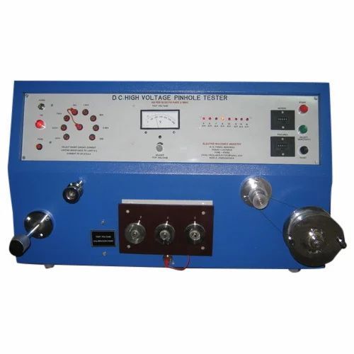 Table Mounted Rectangular High Efficiency Electrical High Voltage Pin Hole Testers