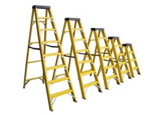 Hard Structure Polished Frp Foldable Ladder