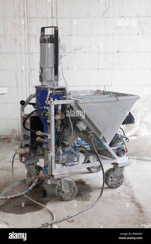 Plastering machine