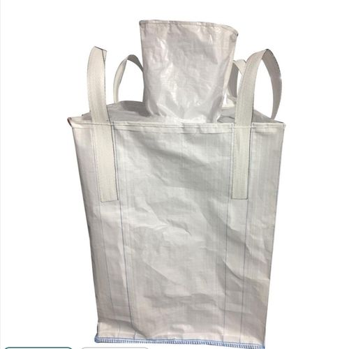 Single Compartment Plain Pp Woven Loop Handle Regular Jumbo Bag With 1000-2000kg Storage Capacity