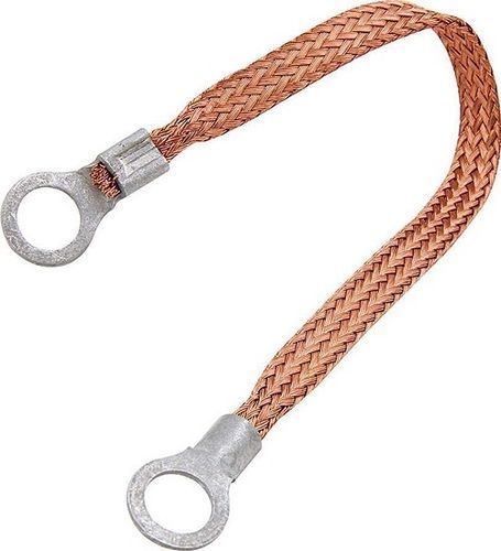 Electronic Bare Copper Earthing Strap - 4 to 50 sq. mm Size | Non-Insulated, 99.9% Purity, Polished Finish, Rated 70 Deg C