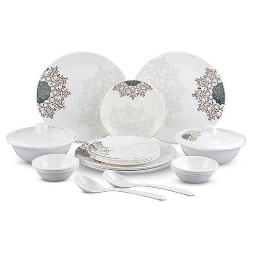 Modern Printed Melamine Dinner Set