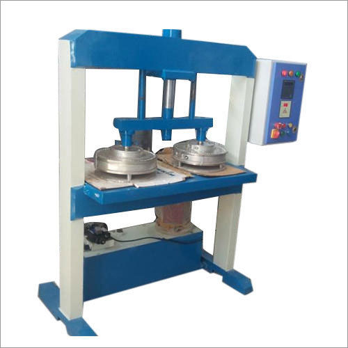 Blue Powder Coated High Performance Paper Plate Making Machine