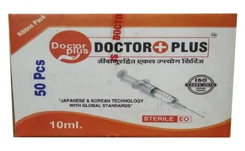 10ml Single Use Disposable Doctor Plus Syringe