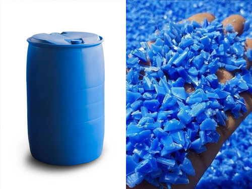 HDPE Blue Drum Flakes