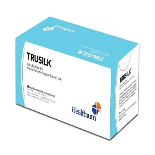 Healthium Trusilk Non Absorbable Surgical Suture