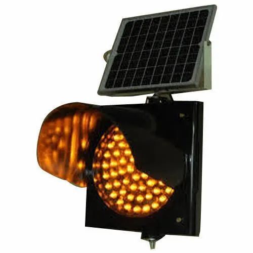 Polycarbonate Solar Led Traffic Flasher Blinker Light