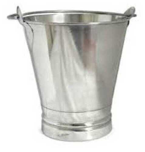 8-10 Litres Capacity Stainless Steel Bucket