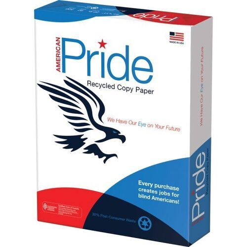 American Pride Recycled White A4 Copy Paper