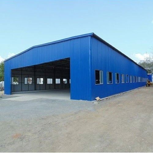 Corrosion And Rust Resistant Color Coated Warehouse Shed