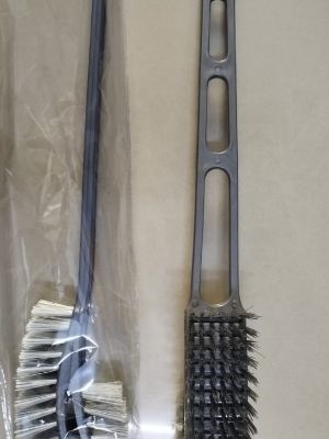 Silver Crack Proof Plastic Toilet Cleaning Brush