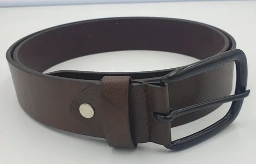 Men Formal Brown Leather Belt