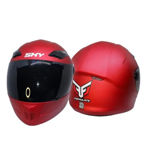 SKY Red Full Face Riding Helmet