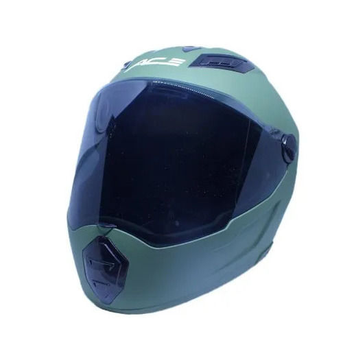 ACE Green Full Face Riding Helmet