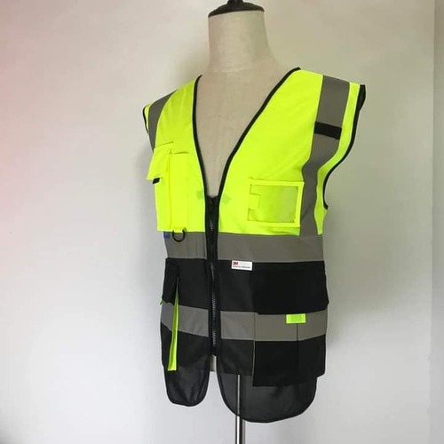 High Visibility Safety Vest With 2 Inch Reflective Strips