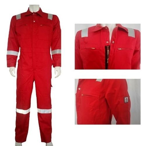 Inherent Fire Coverall With FR Reflective Strip