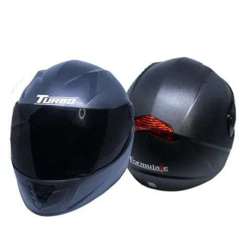 Turbo Black Full Face Riding Helmet