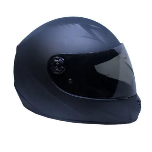 Turbo Black Painted Full Face Helmet