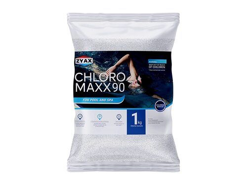 TCCA 90 Pool Water Treatment Granules Pool Surface Protection, Sunlight Protection, Stops Algae Pack/Bucket 1 kg