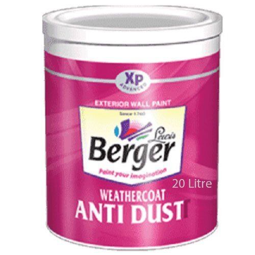 20 Litre Berger Weathercoat Anti Dust Exterior Wall Emulsion Paint