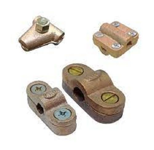 Brass Heavy Duty Saddle Clamp - 25sqmm - 240sqmm | Natural Finish, 1 Year Warranty, Ideal for Substation and Line Fittings