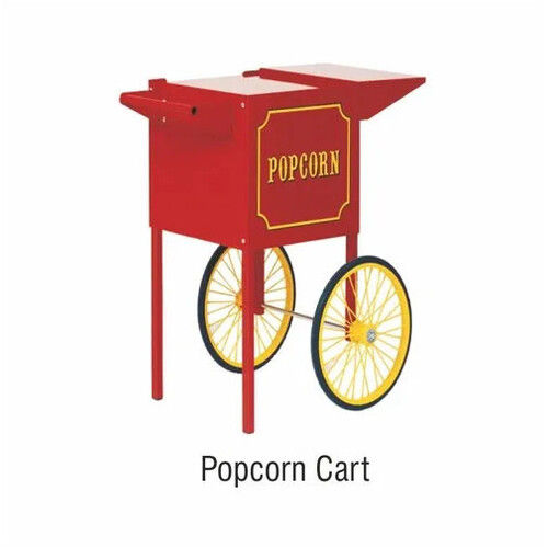 Commercial Two Wheeler Popcorn Cart