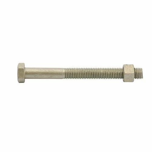 Half Thread Mild Steel Hex Bolt Nuts