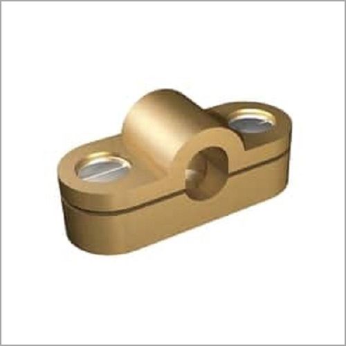 Heavy Duty Brass Saddle Clamp - 25sqmm - 240sqmm | Polished Finish, Natural Color, 1 Year Warranty, Suitable for Substation & Line Fittings