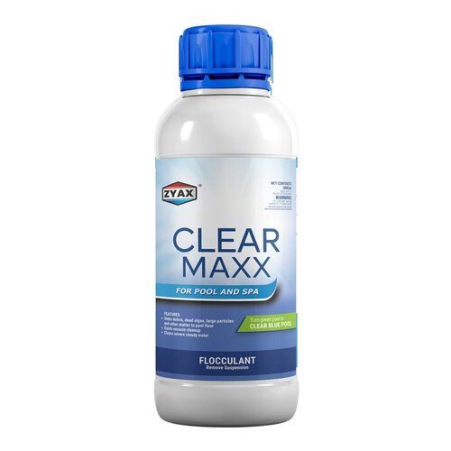 ZYAX Clear Maxx Green Swimming Pool Cleaner for Water Correction 1 Litre