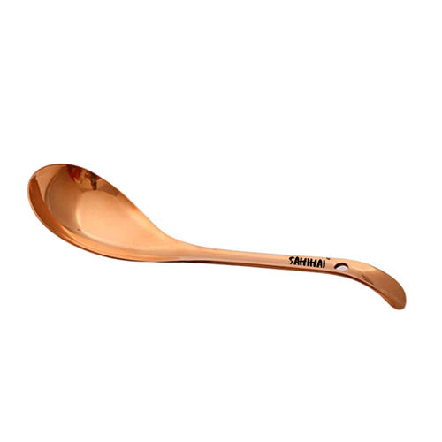 Glossy Finish Copper Spoon For Household Work