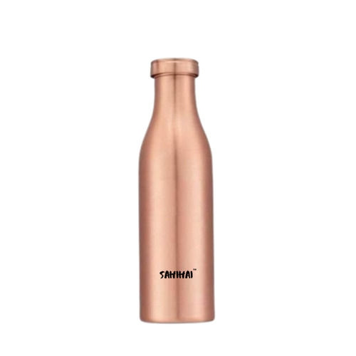 Plain Copper Drinking Water Bottle