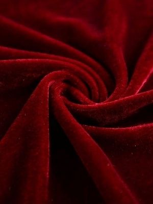 Resistance Against Shrinkage Velvet Fabric