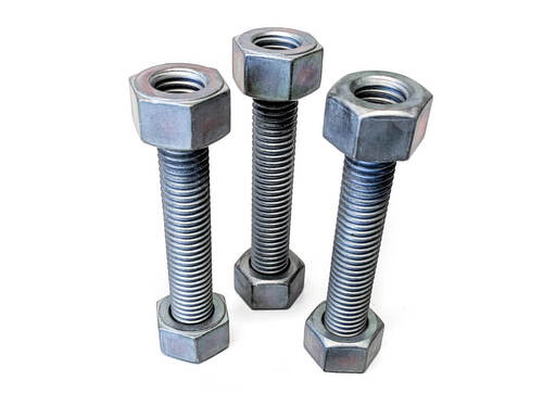 Round Shape Mild Steel Nut Bolt For Construction