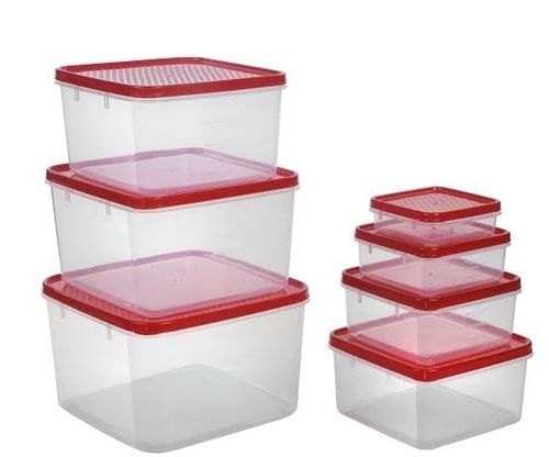 Square plastic container 