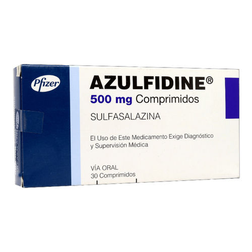 Azulfidine 500mg Sulfasalazine Tablets