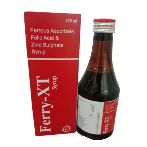 Ferrous Ascorbate Folic Acid And Zinc Sulphate Syrup