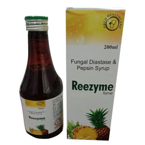 Fungal Diastase And Pepsin Reezyme Syrup, Packaging Size 200 ml