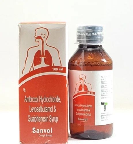 Sanvol Cough Syrup, Pack Size 100 Ml