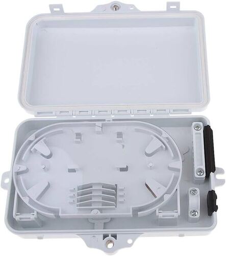 Abs White Fiber Optic Termination Box For Networking Devices