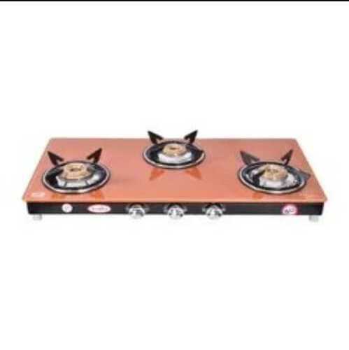 Easy To Clean 3 Burner Gas Stove